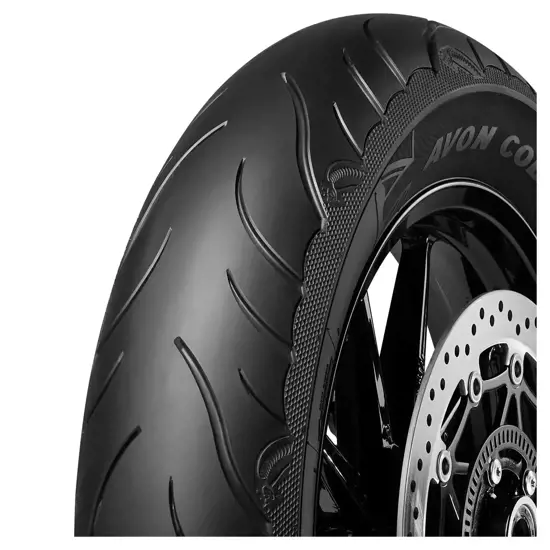Avon 130 70 B18 69H Cobra Chrome AV91 RF BLK Front 15269038
