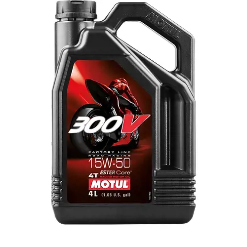 300V FACTORY LINE ROAD RACING 15W-50 4 Liter