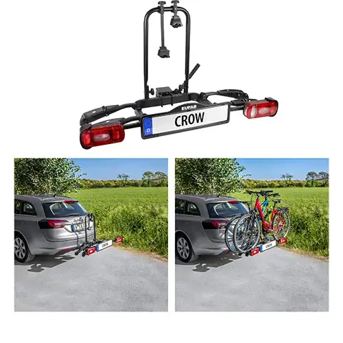 Fahrradheckträger Crow für 2 Fahrräder