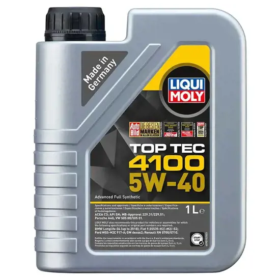 Liqui Moly Liqui Moly Top Tec 4100 5W 40 1 Liter 15171960