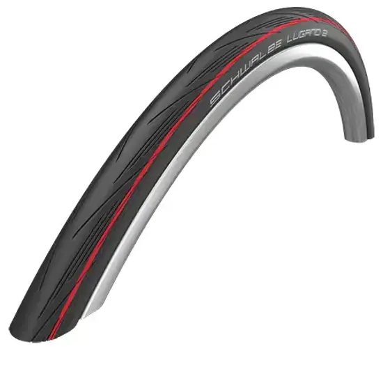 Schwalbe 25 622 LUGANO II 28x100 Faltreifen K GUARD SILICA Schwarz Rot 15326269
